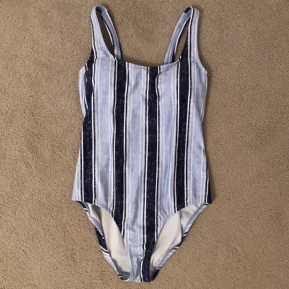 Target low back one piece swimsuit